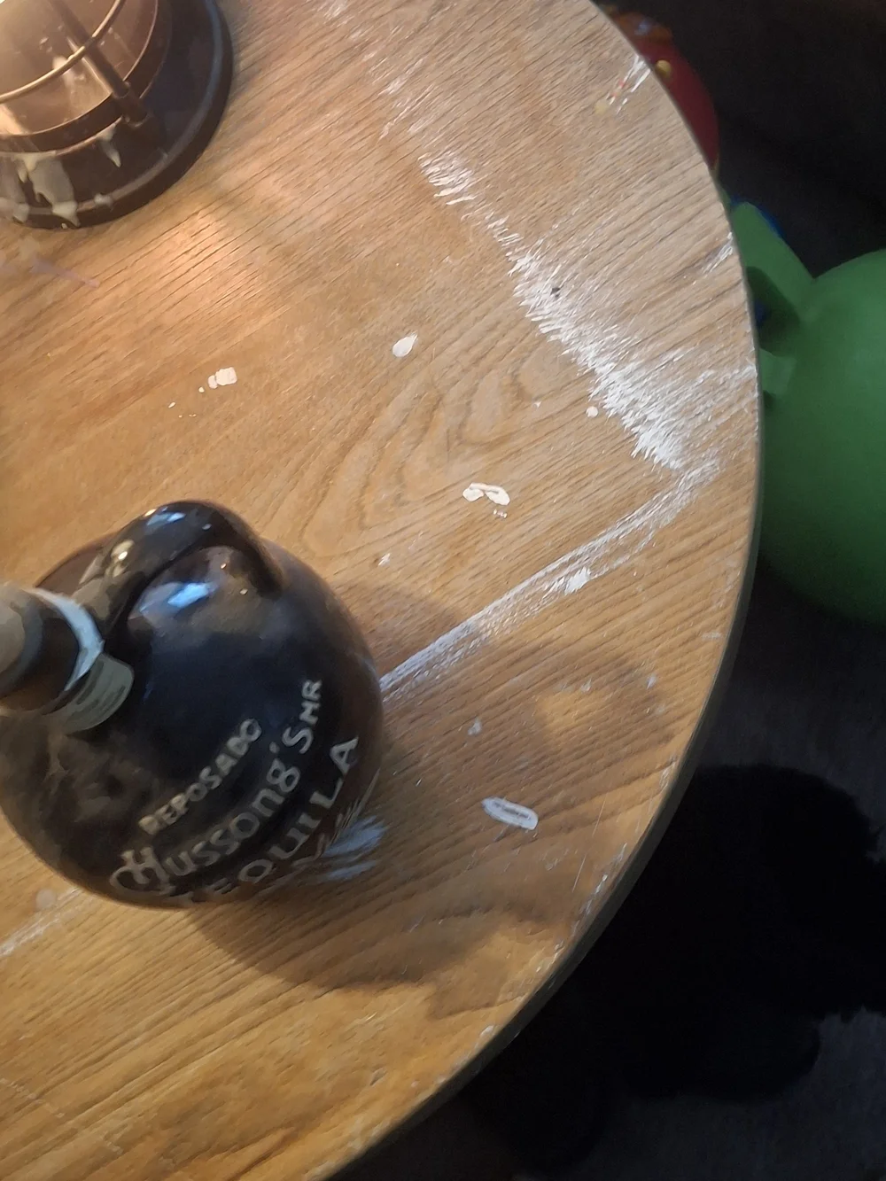 Vintage Reposado Tequila Ceramic Decanter - Black